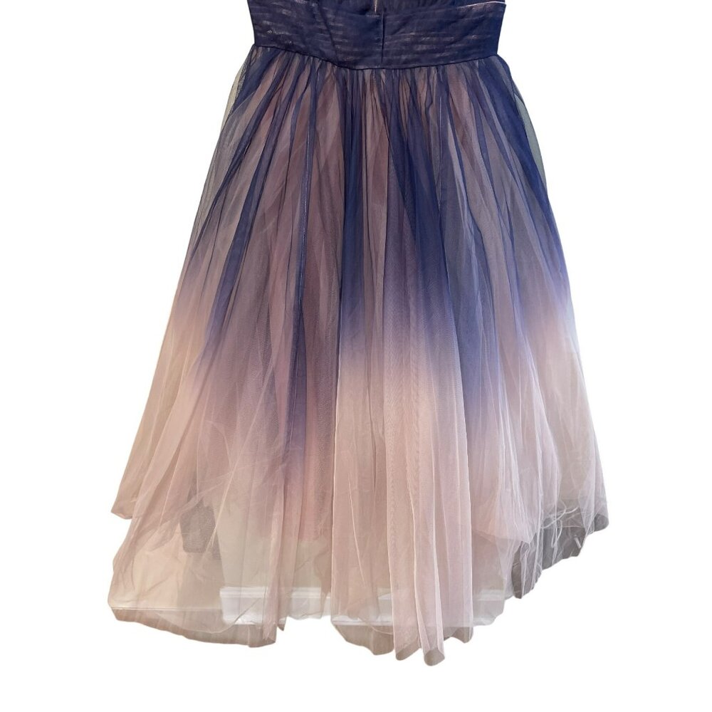 Mac Duggal Ombre Formal Midi Dress Tulle Size 6 NWT - Picture 4 of 7